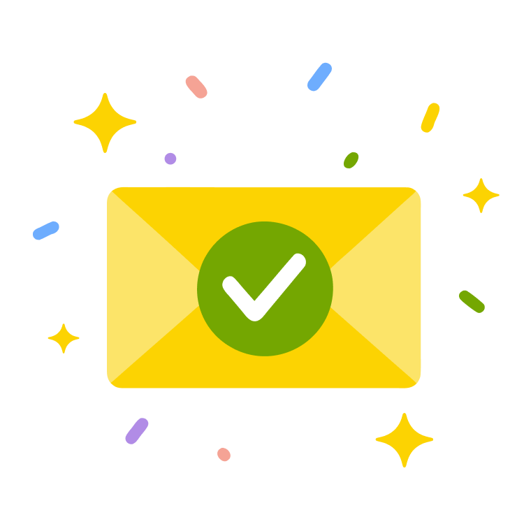 Email verified illustration